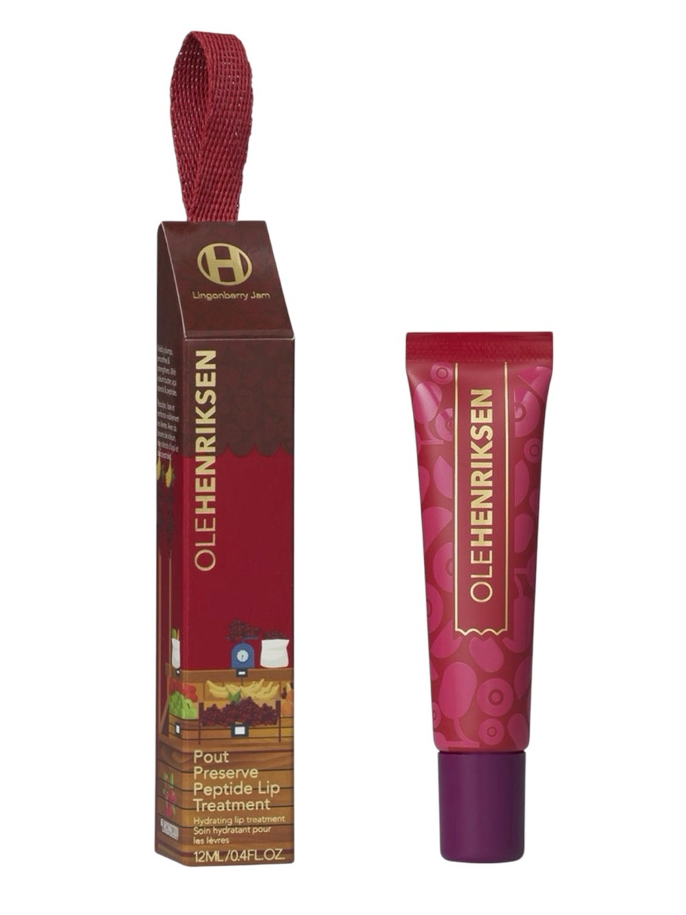 Ole Henriksen Pout Preserve Peptide Lip Treatment - Ligonberry Jam NIB RARE